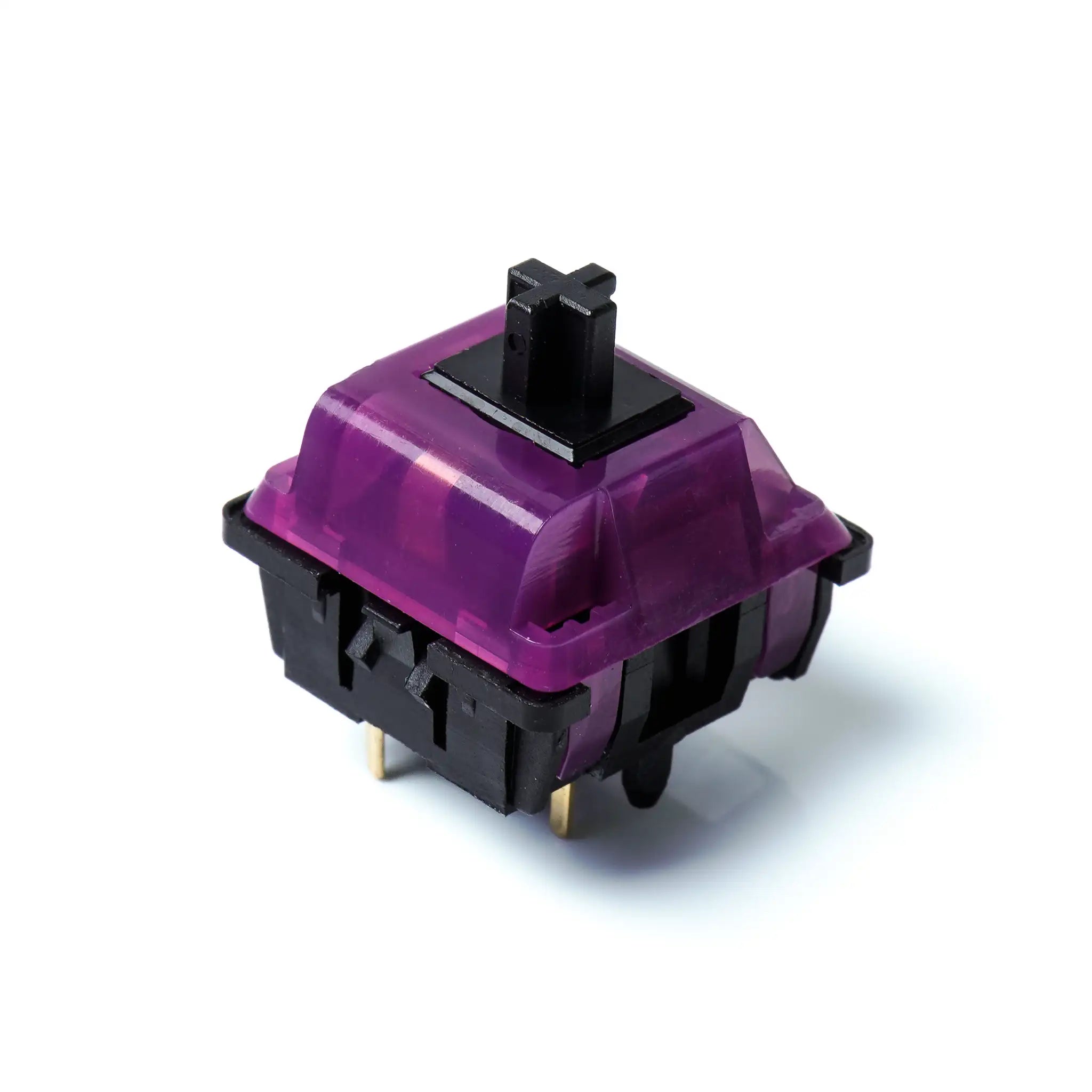 Durock Black Lotus Linear Mechanical Keyboard Switches back view - IKASAYA