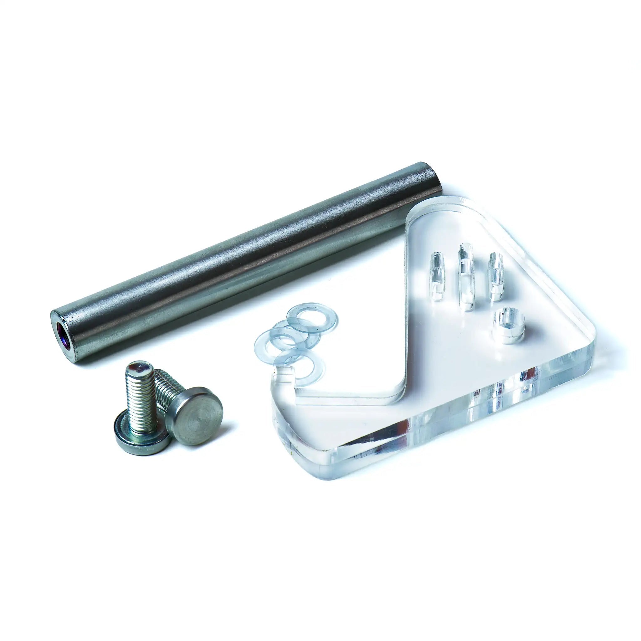Acrylic Single Keyboard Stand - Minimalist Desk Organizer for Keyboards.