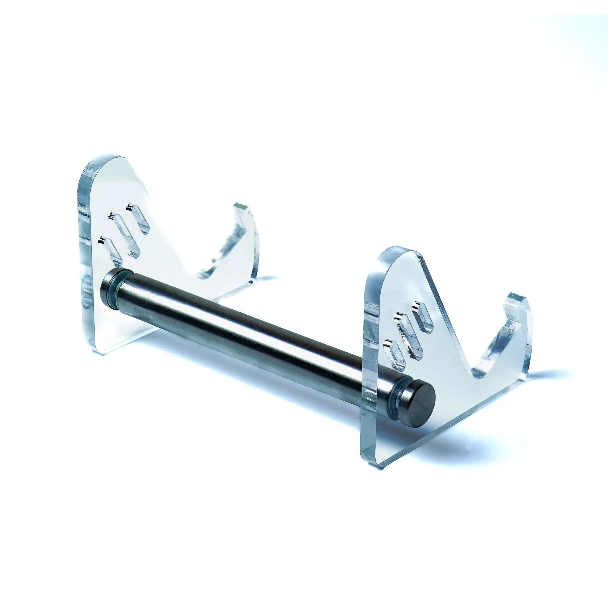 Acrylic Single Keyboard Stand - Minimalist Desk Organizer for Keyboards.