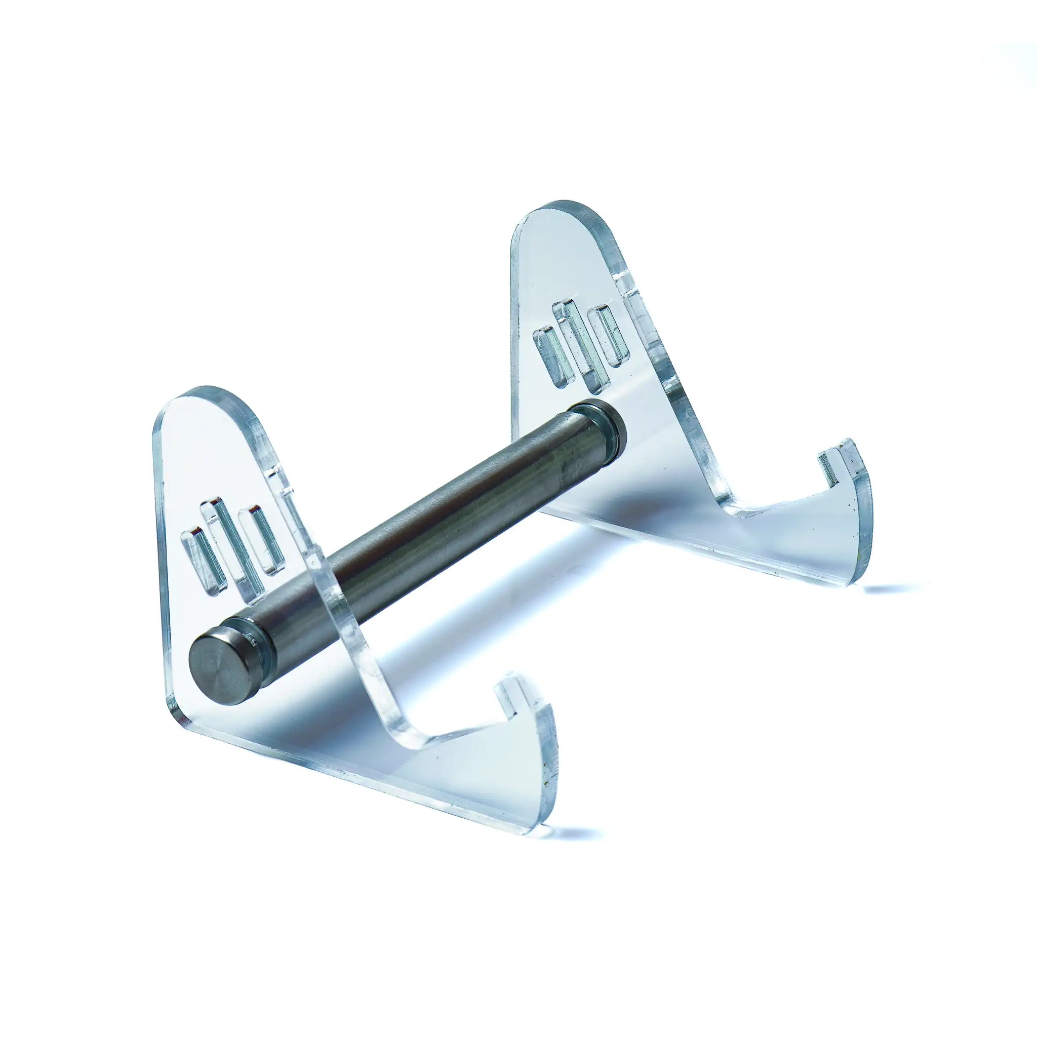 Acrylic Single Keyboard Stand - Minimalist Desk Organizer for Keyboards.