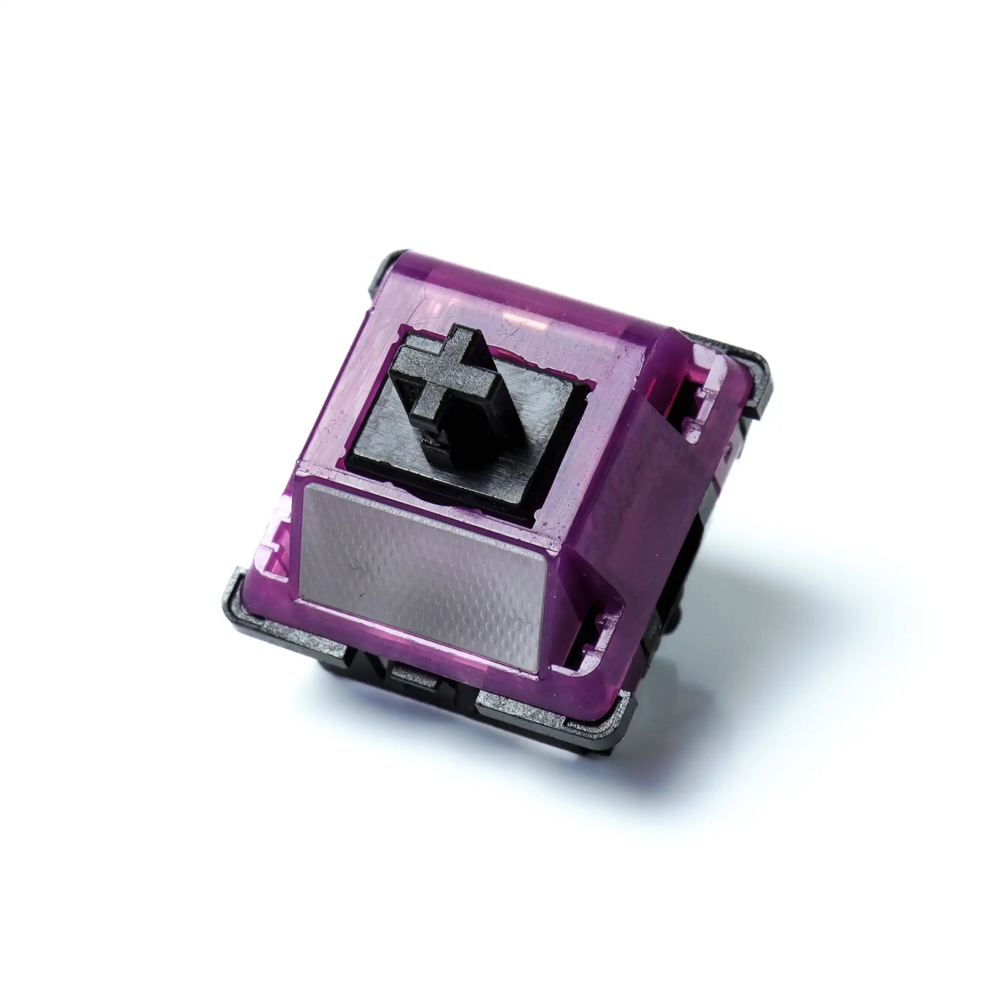 Durock Black Lotus Linear Mechanical Keyboard Switches front view - IKASAYA
