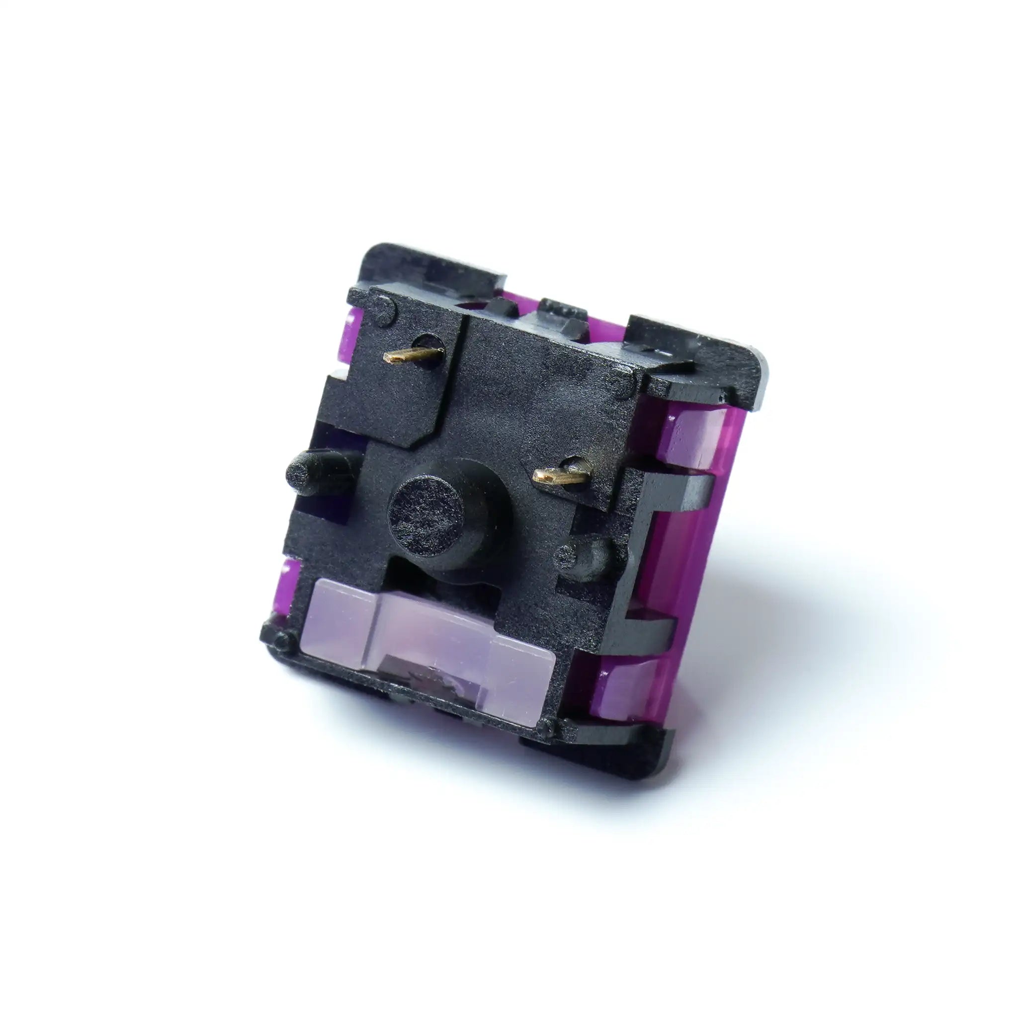 Durock Black Lotus Linear Mechanical Keyboard Switches bottom view - IKASAYA