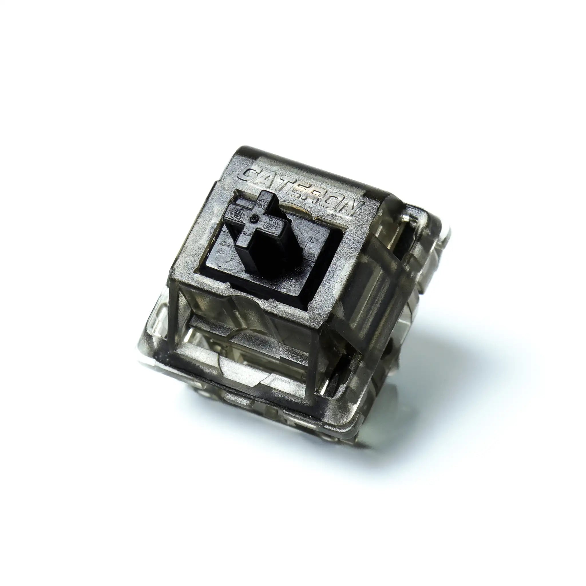 Gateron Black Ink V2 Linear Mechanical Keyboard Switches front view - IKASAYA