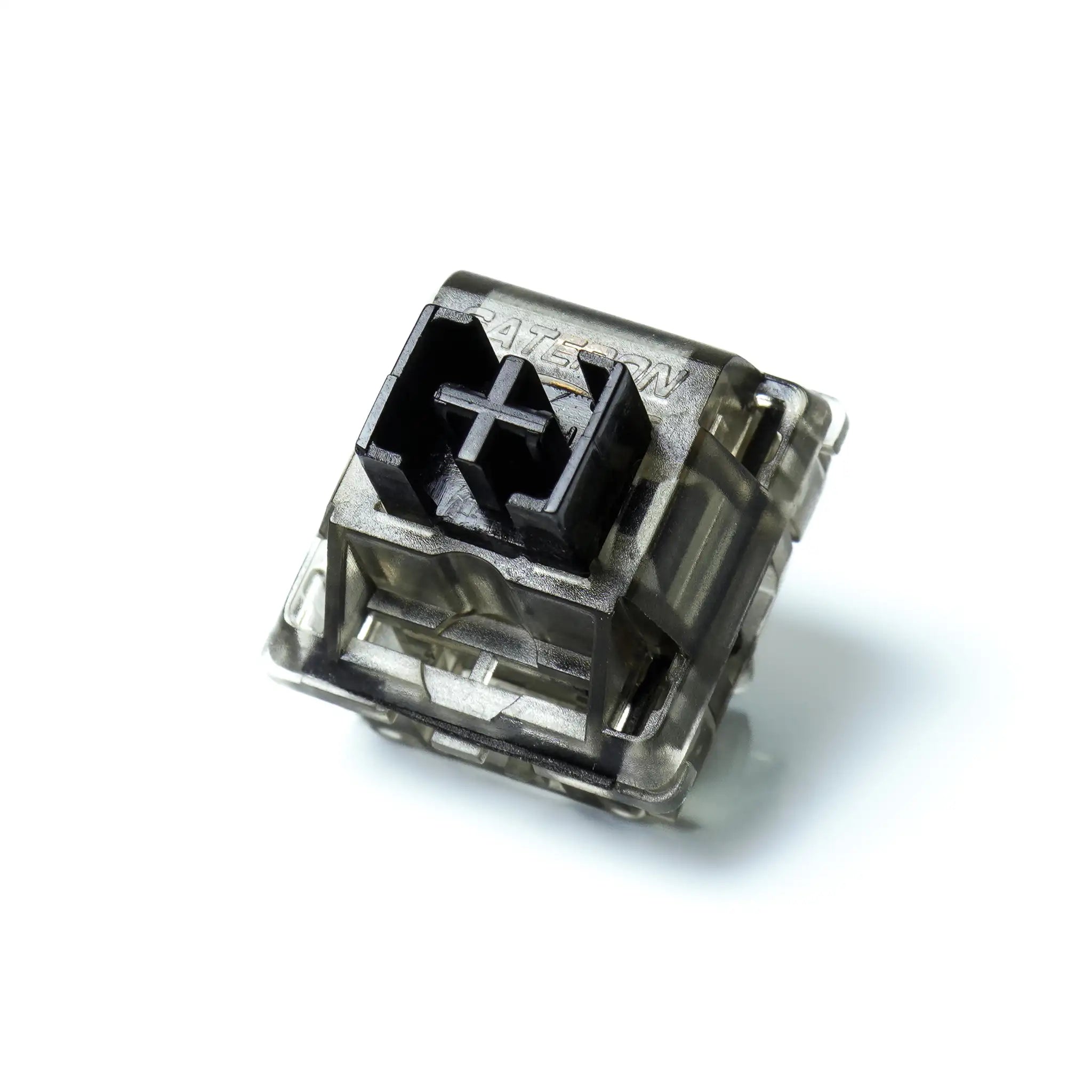 Gateron Box Black Ink V2 Linear Mechanical Keyboard Switches front view - IKASAYA