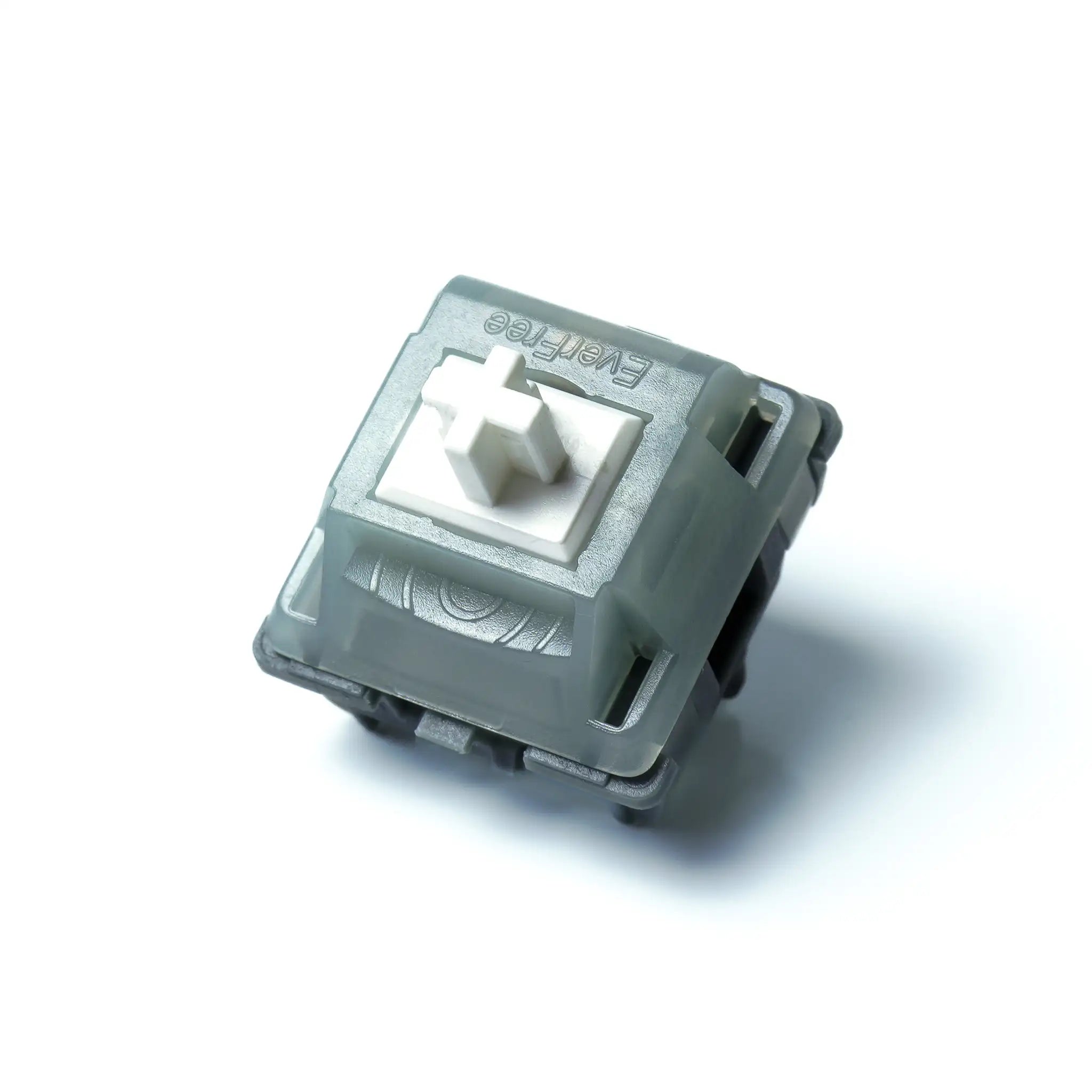 Gateron EF Grayish Tactile Mechanical Keyboard Switches front view - IKASAYA