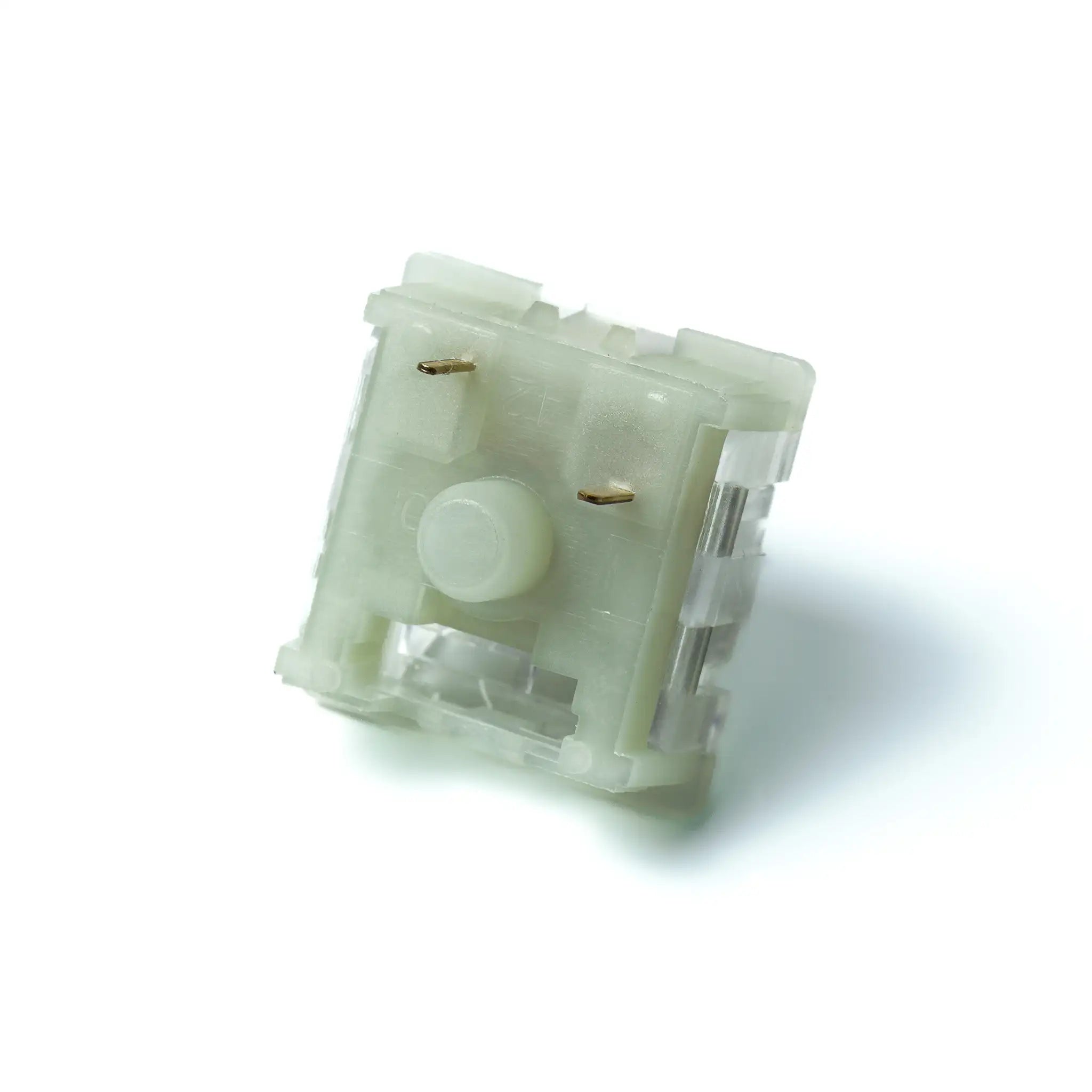 KTT White Kang V3 Linear Mechanical Keyboard Switches bottom view - IKASAYA